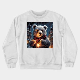 Teddy celebrating New Year Crewneck Sweatshirt